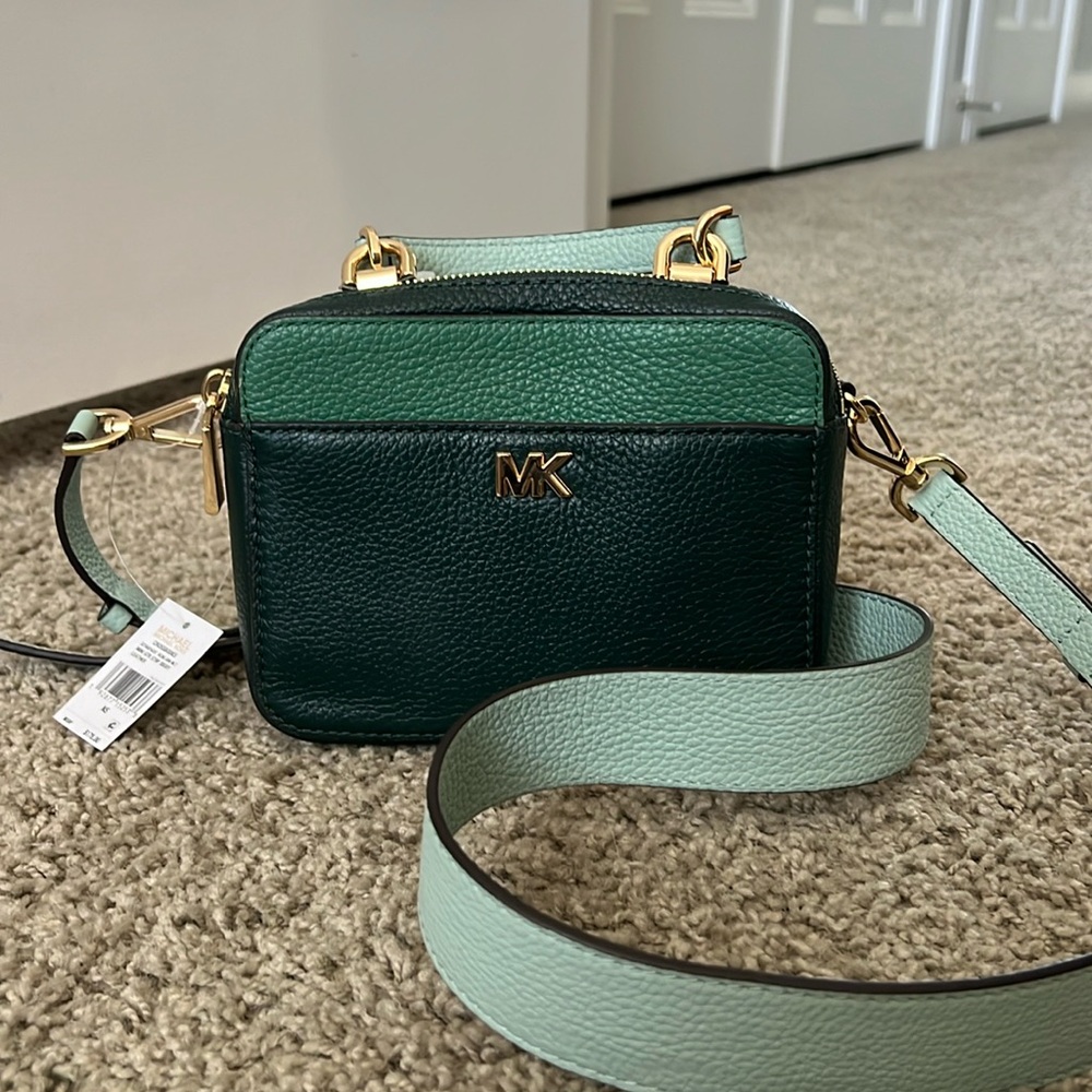 MICHAEL Michael Kors Leather Mini Mott Crossbody Bag